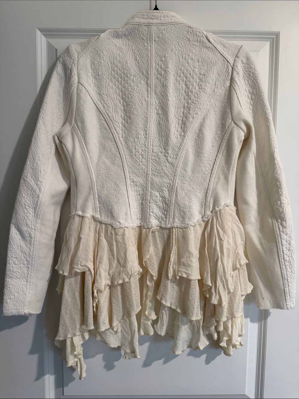 Free People Frilly Military Jacket - Picture 2 of 4